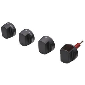 Wolf 36 in. Induction Range Black Knob Kit, , hires
