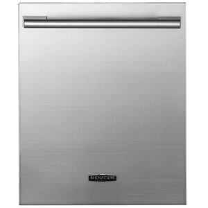 Signature Kitchen Suite 24 in. Smart Built-In Dishwasher with Top Control, 40 dBA Sound Level, 15 Place Settings, 10 Wash Cycles & Sanitize Cycle - Stainless Steel, , hires