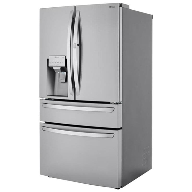 LG 36 in. 29.5 cu. ft. Smart 4-Door French Door Refrigerator with Ice & Water Dispenser - PrintProof Stainless Steel, PrintProof Stainless Steel, hires