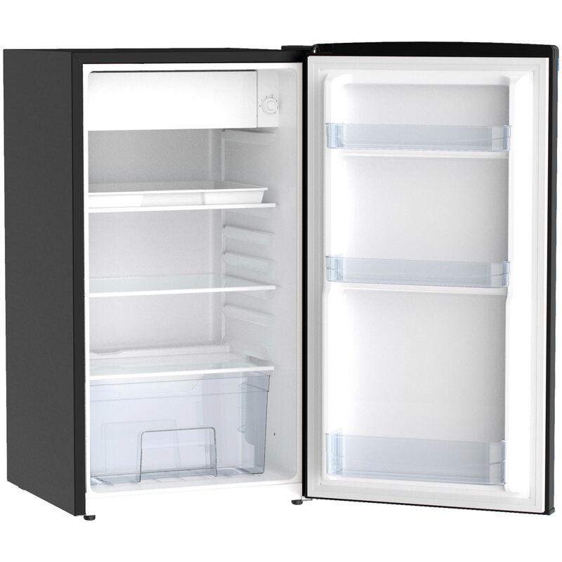 Avanti 18 in. 3.1 cu. ft. Mini Fridge with Freezer Compartment - Black, Black, hires