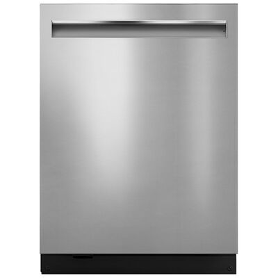 JennAir 24 in. Top Control Dishwasher with 39 dBa Sound Level, 3rd-Rack & Pocket Handle - Stainless Steel | JDTS3924SP