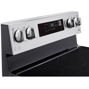 LG 30 in. 6.3 cu. ft. Smart Electric Range with Radiant Burners - Stainless Steel, , hires