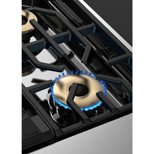 Viking 7 Series 36 in. 5.6 cu. ft. True European Convection Dual Fuel Range with 6 Sealed Burners - Stainless Steel, , hires