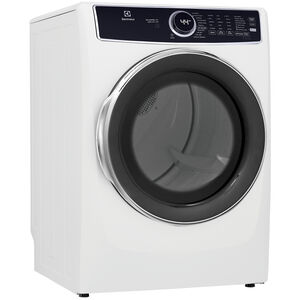 Electrolux 500 Series 27 in. 8.0 cu. ft. Stackable Gas Dryer with 10 Dryer Programs, 7 Dry Options, Sanitize Cycle & Wrinkle Care - White, White, hires