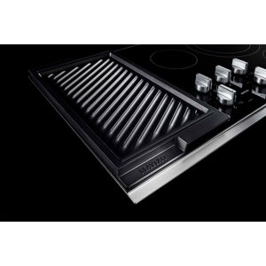 Maytag 36" Electric Cooktop with 5 Smoothtop Burners & Griddle - Black, , hires