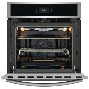 Frigidaire Gallery 27 in. 3.8 cu. ft. Electric Wall Oven with True European Convection & Steam Clean - Stainless Steel, Stainless Steel, hires