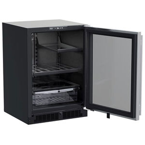 Marvel 24 in. 5.3 cu. ft. Built-In Beverage Center with Adjustable Shelves & Digital Control - Stainless Steel, , hires