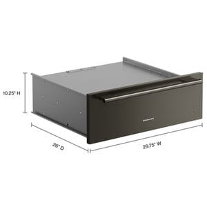 KitchenAid 30 in. 1.5 cu. ft. Warming Drawer with Humidity Control - Black Ore, , hires