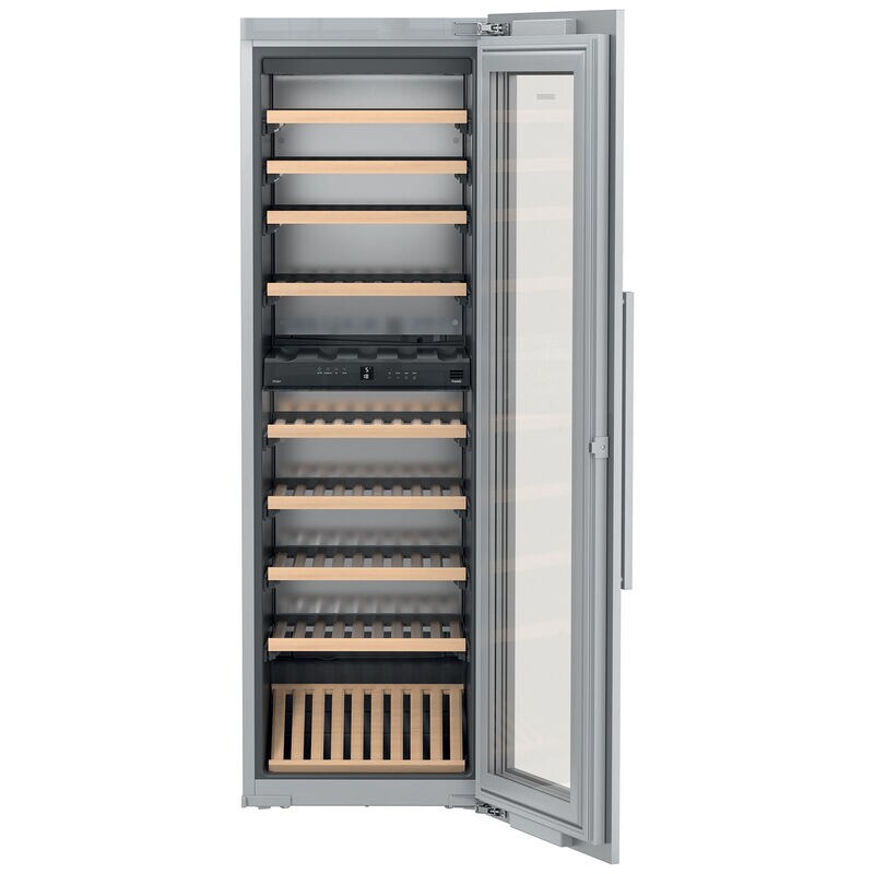 Liebherr 22 in. Built-in Wine Cabinet with Wood Racks, Dual Temperature Zones & 80 Bottle Capacity - Custom Panel Ready, , hires