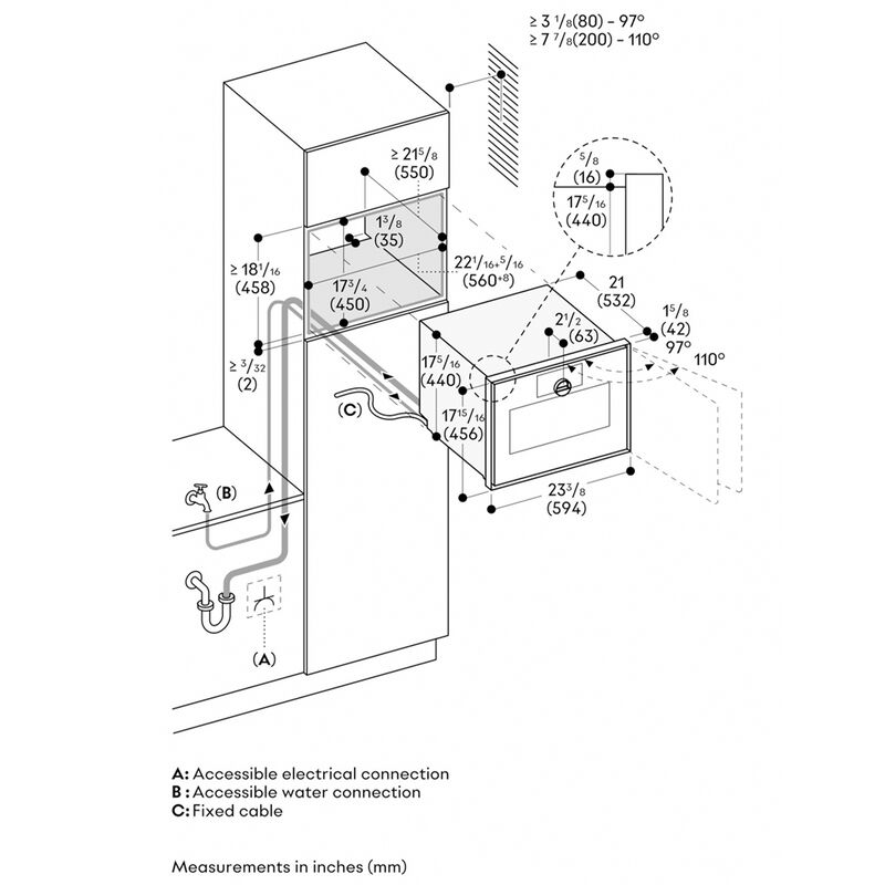 Gaggenau Expressive Series 24 in. 1.8 cu. ft. Smart Steam Electric Single Wall Oven with Standard Convection - Stainless Steel, , hires