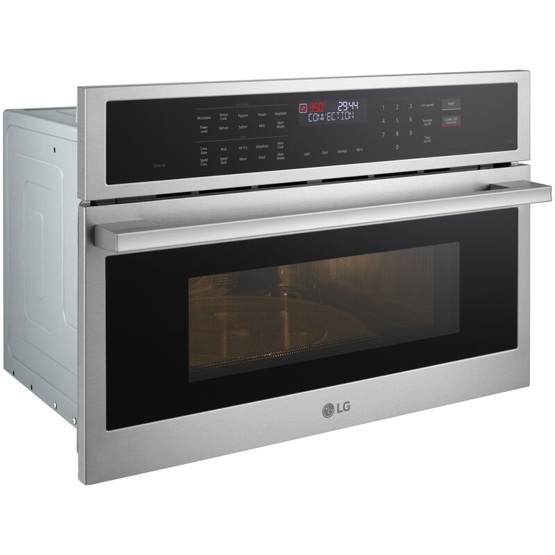 LG 30 in. 1.7 cu. ft. Smart Speed Electric Single Wall Oven with Standard Convection & Sensor Cooking - Stainless Steel, , hires