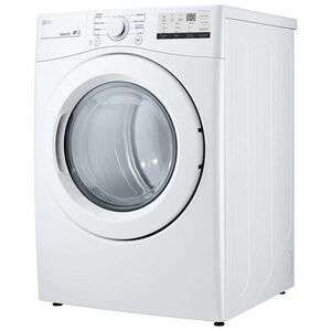 LG 27 in. 7.4 cu. ft. Stackable Gas Dryer with Sensor Dry Technology - White, , hires