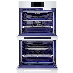 Signature Kitchen Suite Transitional 30 in. 9.4 cu. ft. Smart Top Control SteamElectric Double Wall Oven with True European Convection - Stainless Steel, , hires