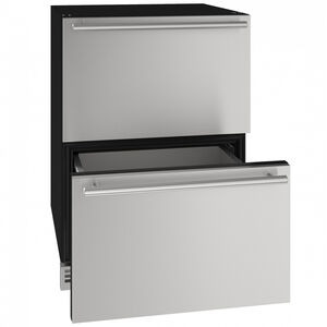 U-Line 1 Class Series 24 in. 5.2 cu. ft. Refrigerator Drawer - Stainless Steel, Stainless Steel, hires