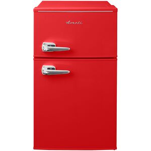 Avanti 18 in. 3 cu. ft. Mini Fridge with Top Freezer - Red, Red, hires