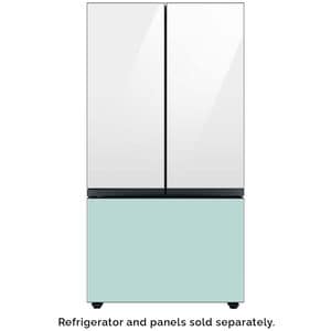 Samsung BESPOKE 3-Door French Door Bottom Panel for Refrigerators - Morning Blue Glass, , hires