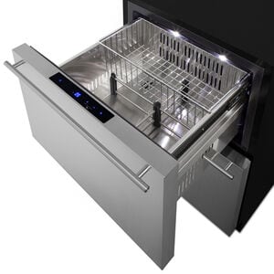 Summit 24 in. 3.7 cu. ft. Drawer Compact Freezer with Digital Control - Custom Panel Ready, , hires