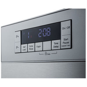 Summit 24 in. Front Control Dishwasher with 49 dBa Sound Level & Pocket - Stainless Steel, , hires