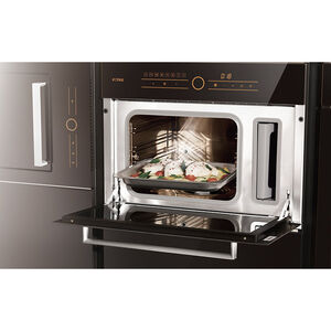 Fotile 24 in. 1.4 cu. ft. Steam Electric Single Wall Oven with Standard Convection - Black, , hires