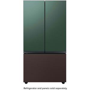 Samsung BESPOKE 3-Door French Door Top Panel for Refrigerators - Emerald Green Steel, , hires
