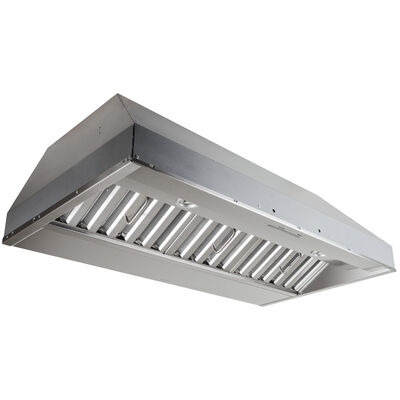 Best CP5 Series 48 in. Standard Style Range Hood with 3 Speed Settings, 1500 CFM, Ducted Venting & 2 LED Lights - Stainless Steel | CP57IQT489SB