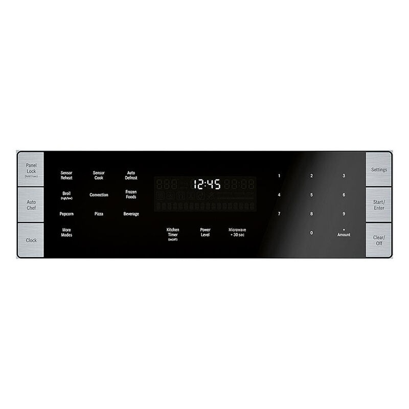 Bosch 800 Series 27 in. 1.6 cu.ft Built-In Microwave with 10 Power Levels & Sensor Cooking Controls - Stainless Steel, , hires