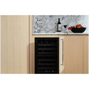 U-Line The Seamless Collection 24 in. Outdoor Undercounter Wine Cooler with Wire Racks, Dual Temperature Zones & 42-Bottle Capacity - Custom Panel Ready, , hires