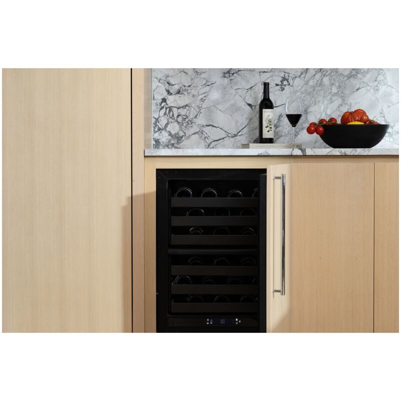 U-Line The Seamless Collection 24 in. Outdoor Undercounter Wine Cooler with Wire Racks, Dual Temperature Zones & 42-Bottle Capacity - Custom Panel Ready, , hires