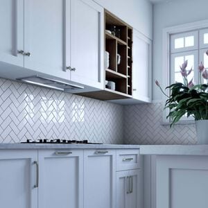 XO 45 in. Ducted Standard Style Range Hood with 600 CFM, 3 Fan Speeds & 2 LED Lights - Stainless Steel, , hires