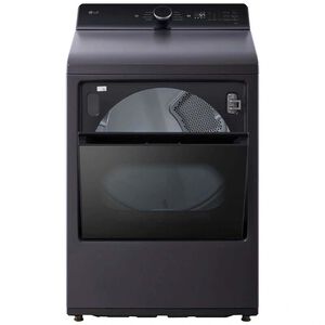 LG 27 in. 7.3 cu. ft. Smart Gas Dryer with EasyLoad Door & AI Sensor Dry - Matte Black, , hires