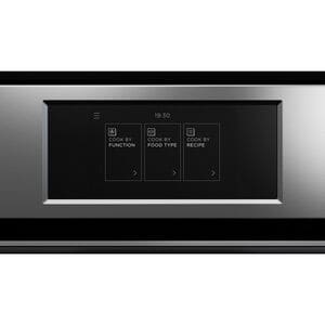 Fisher & Paykel Series 9 30 in. 8.2 cu. ft. Smart Top Control Electric Double Wall Oven with Standard Convection - Stainless Steel, , hires