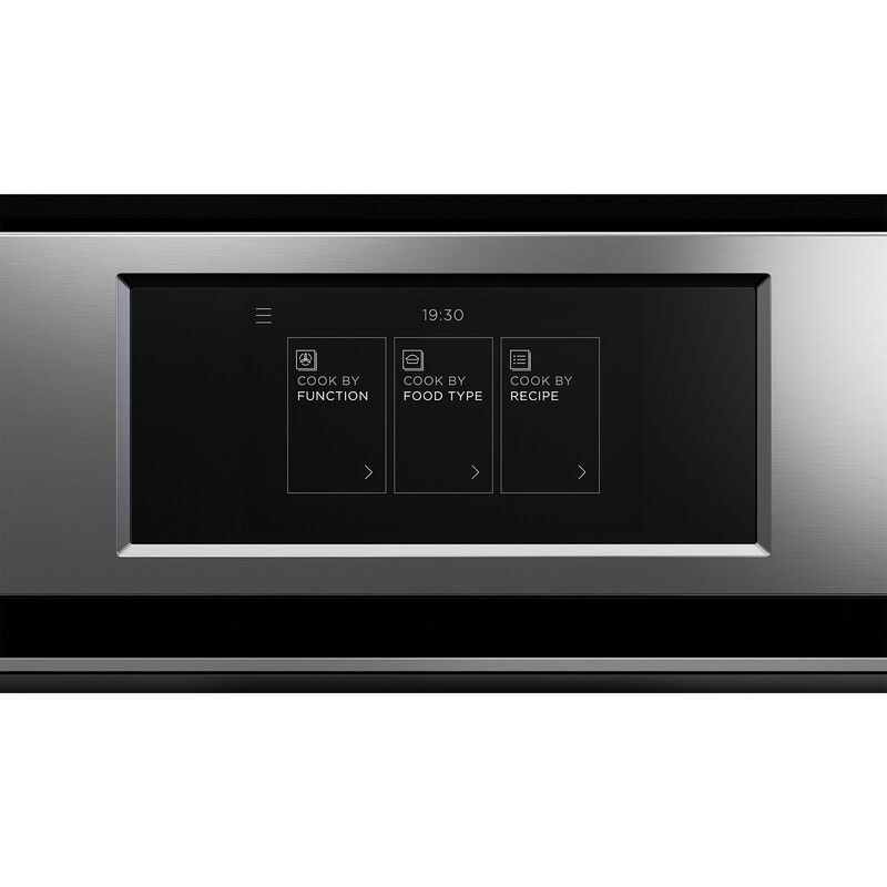 Fisher & Paykel Series 9 30 in. 8.2 cu. ft. Smart Top Control Electric Double Wall Oven with Standard Convection - Stainless Steel, , hires