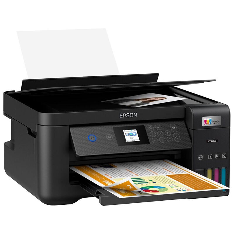 Epson - EcoTank ET-2850 All-in-One Supertank Inkjet Printer - Black, , hires