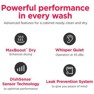 Frigidaire Professional 24 in. Top Control Dishwasher with 45 dBA Sound Level, 3rd-Rack & MaxBoost Dry - Stainless Steel, , hires