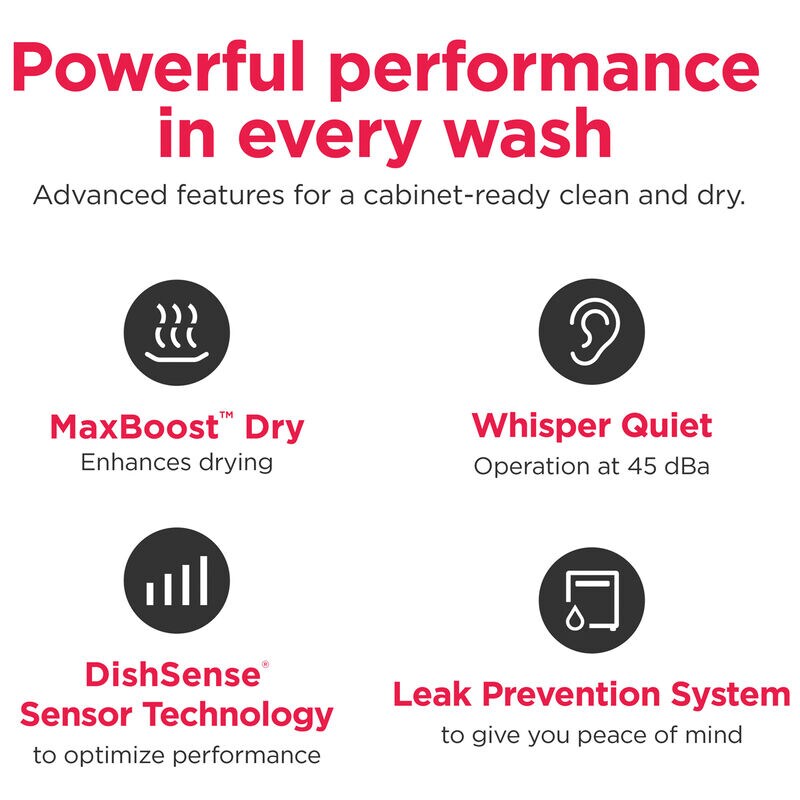 Frigidaire Professional 24 in. Top Control Dishwasher with 45 dBA Sound Level, 3rd-Rack & MaxBoost Dry - Stainless Steel, , hires