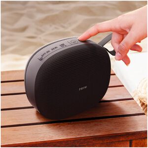 iHome Splash-Resistant Portable Bluetooth Speaker with Mega Battery - Black, , hires