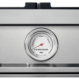 Bertazzoni Master Series 36 in. 5.9 cu. ft. Convection Oven Freestanding Dual Fuel Range with 5 Sealed Burners - Stainless Steel, , hires