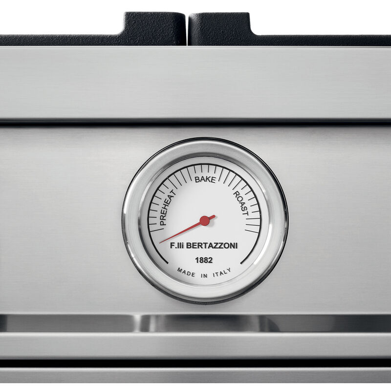 Bertazzoni Master Series 36 in. 5.9 cu. ft. Convection Oven Freestanding Dual Fuel Range with 5 Sealed Burners - Stainless Steel, , hires