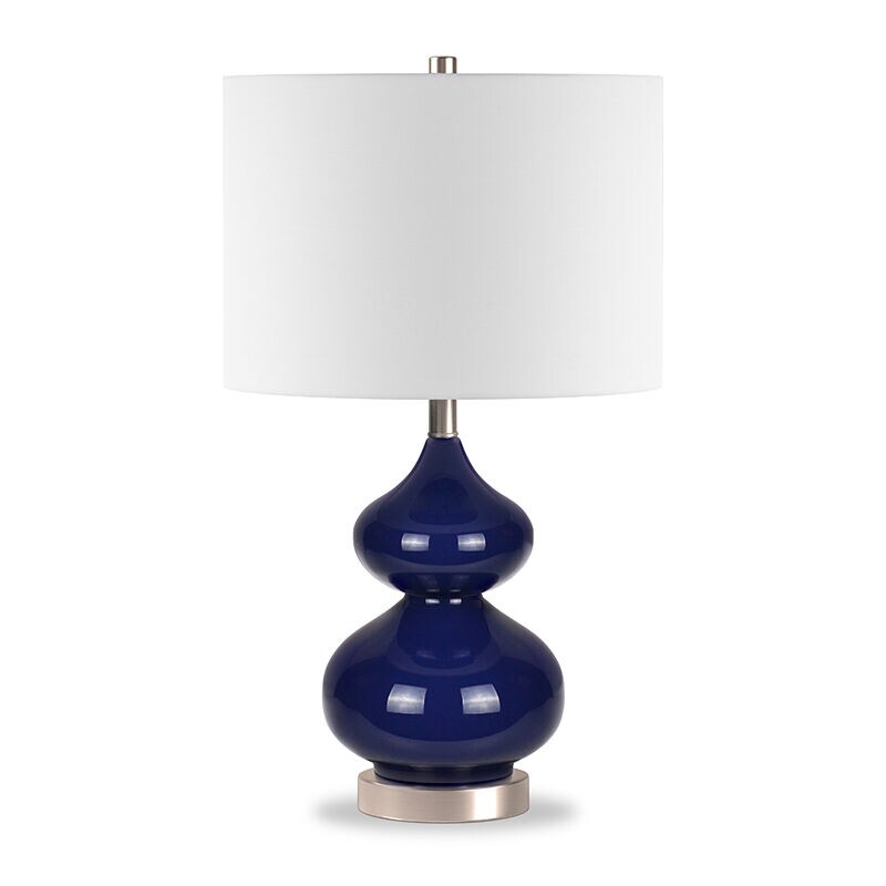 Hudson & Canal Katrin Table Lamp- Navy Blue, , hires