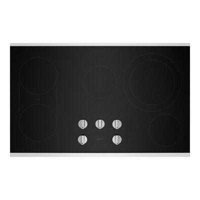 Maytag 36" Electric Cooktop with 5 Smoothtop Burners & Griddle - Black | MEC8836HS