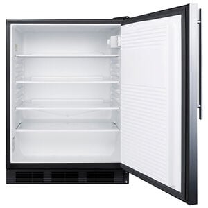 Summit 24 in. 5.5 cu. ft. ADA Compliant Built-in Undercounter Refrigerator - Stainless Steel, , hires