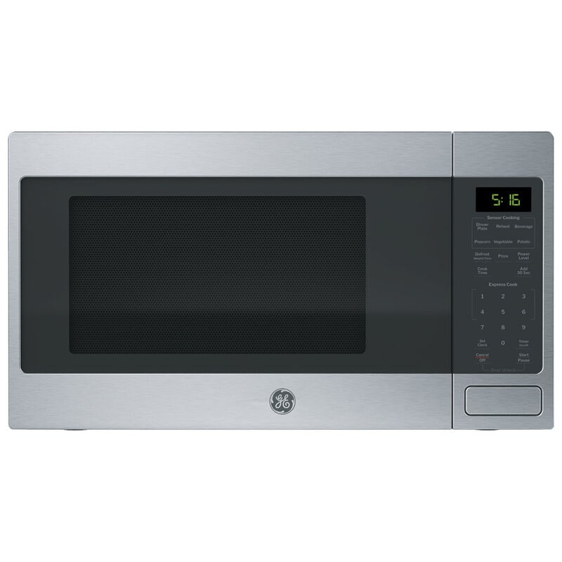 GE 22 in. 1.6 cu. ft. Countertop Microwave with Sensor Cooking - Stainless Steel, Stainless Steel, hires