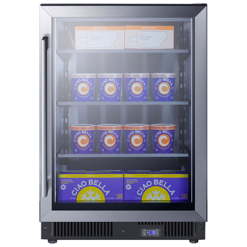 Summit 24 in. 5.1 cu. ft. Built-in Frost Free Compact Upright