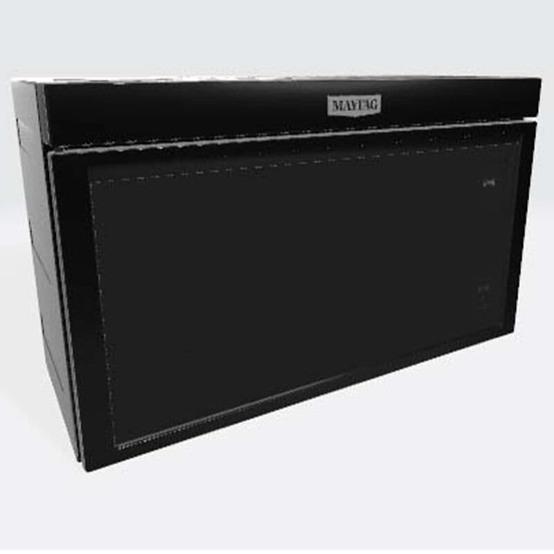 Maytag 30 in. 1.1 cu. ft. 1000W Over-the-Range Microwave with 300 CFM & Sensor Cooking - Black, , hires