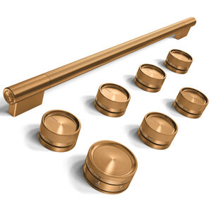 KitchenAid Handle and Knob Hardware Accessory Kit for 36 in. Commercial-Style Induction Range - Bronze, , hires