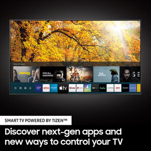 Samsung - The Terrace Series 55" Class Partial Sun 4K UHD QLED Smart Tizen Outdoor TV, Black, hires