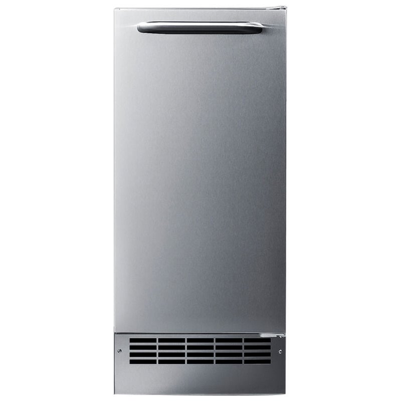 Summit 15 in. Built-In Undercounter Ice Maker with 22 lb. Ice Storage - Stainless Steel, , hires