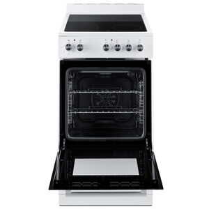 Summit 20 in. 1.8 cu. ft. Standard Convection Slide-In Electric Range with Smoothtop Burners - White, , hires