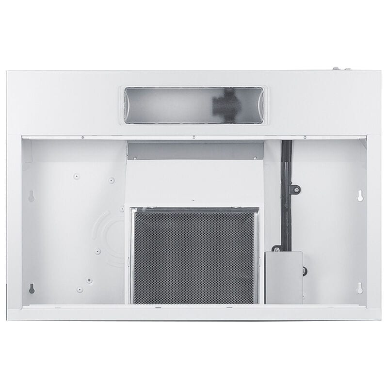 Summit 30 in. Convertible Standard Style Range Hood with 300 CFM, 2 Fan Speeds & 1 Incandescent Light - White, , hires