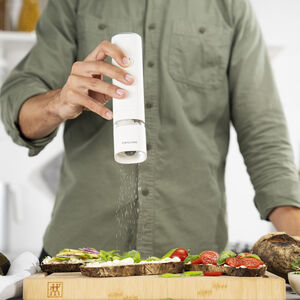 Zwilling Enfinigy Rechargeable Salt, Pepper, Spice Mill White, , hires